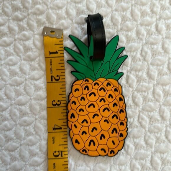 Luggage Tag Silicone Pineapple - Picture 4 of 5